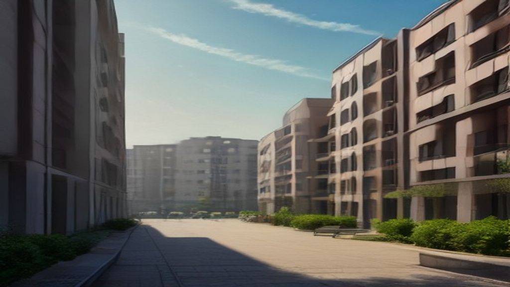 ЖК На Снежиной в Новосибирске - авторская иллюстрация