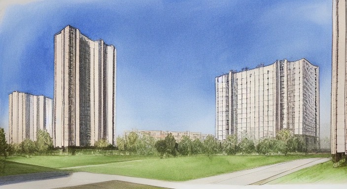 ЖК Империал в Барнауле - авторская иллюстрация