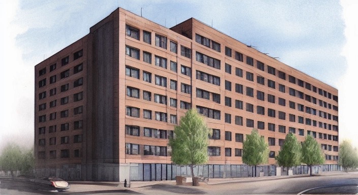 ЖК Луна в Новосибирске - авторская иллюстрация